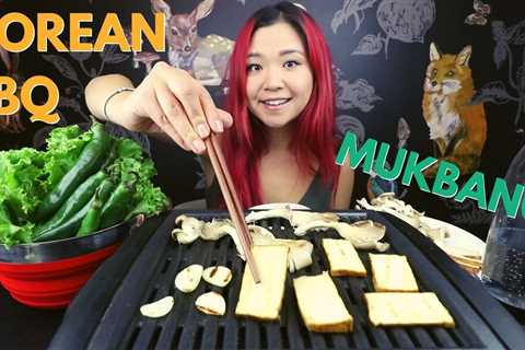 KOREAN BBQ MUKBANG (VEGAN) – my fave way to eat TONS of veggies / Munching Mondays Ep.102