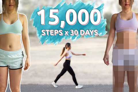 I Walked 15,000 Steps everyday for 30 days | Skinnier thighs? Weight Loss?