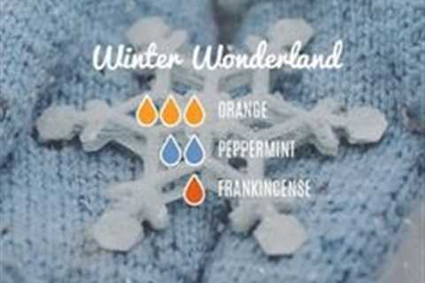 Winter diffuser recipe by Loving Essential Oils - Winter wonderland with orange, frankincense, and..