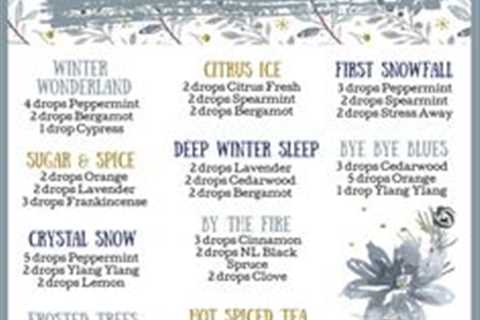 10 Winter Diffuser Blends with Essential Oils | Essential oil diffuser blends recipes, Essential..