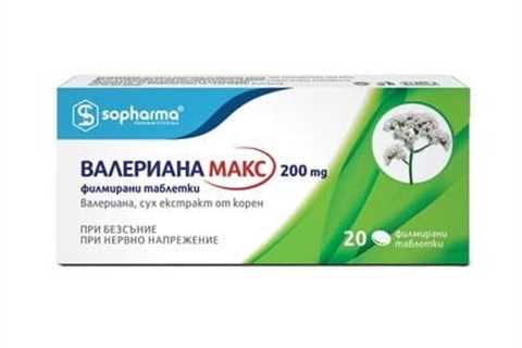 Valerian Max 200 mg (20 tablets)
