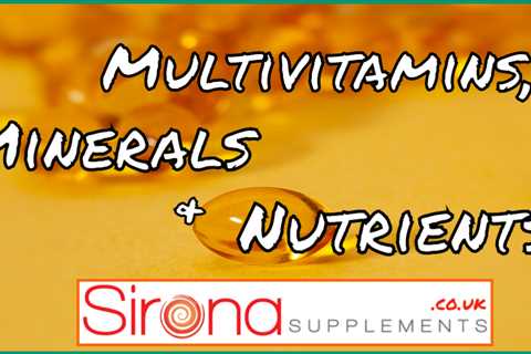 multivitamins minerals and nutrients