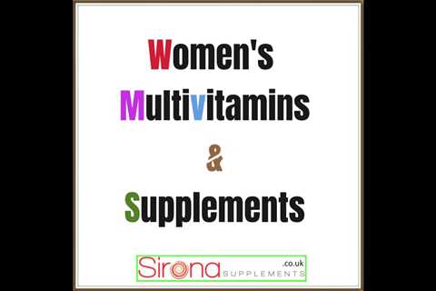 Women's Multivitamins & Supplements