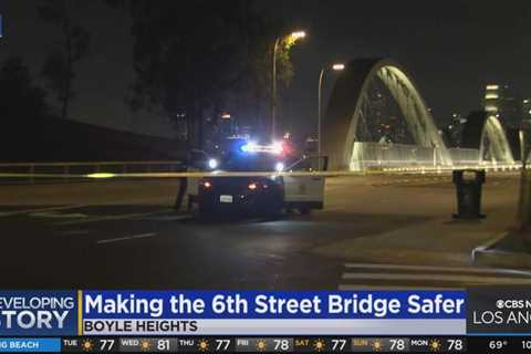 LAPD Chief Michel Moore asks for public's help as problems at 6th Street Bridge continue
