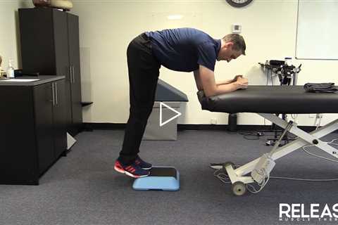 Supported Calf Raise Stretch