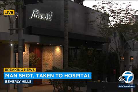 Shooting near Beverly Hills steakhouse leaves 1 man hospitalized, police say