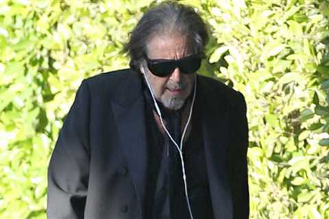 Al Pacino spotted taking a power walk around his Beverly Hills neighbourhood