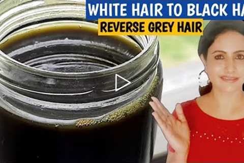 White Hair To Black Hair/Reverse Grey Hair Naturally/How To Cure Grey/White Hair/Homemade Oil