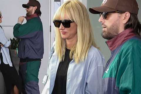 Scott Disick and Kimberly Stewart go out to lunch in Beverly Hills