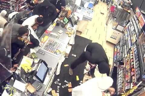 Video shows L.A. street takeover participants ransacking 7-Eleven, LAPD says