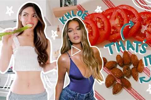 I tried Khloe Kardashian's INSANE 7 Meal Diet for 24 hours! (this was not fun)