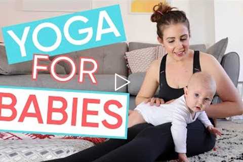 The Best Baby Stretches – 1 Minute Yoga For Babies | Channel Mum