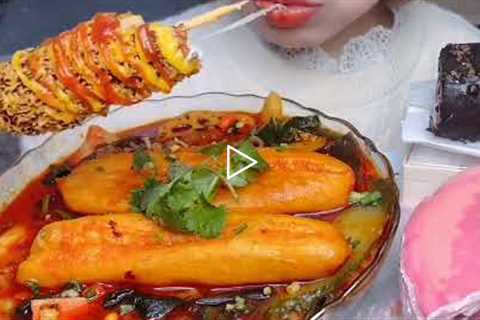 Chinese ASMR Eating Spicy Food Fast Eating Challage