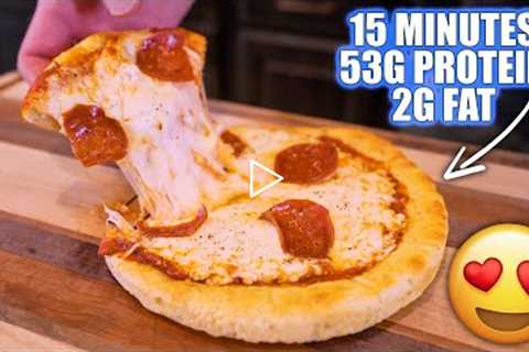 THIS HEALTHY AIR FRYER PIZZA MAKES LOSING WEIGHT 100X EASIER! | Easy Anabolic Recipe