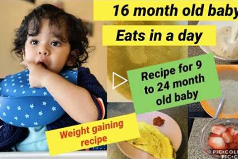 What My 16 Month Old Baby Eats In a Day/Healthy Meal Idea for 1 Year Old /Weight Gaining Baby Food