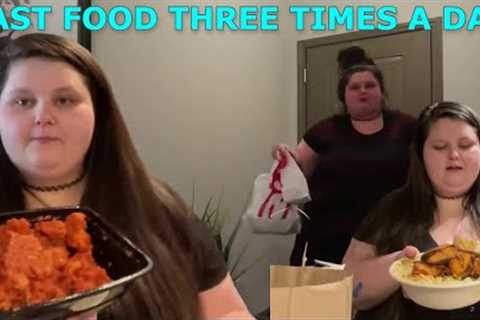 Amberlynn Reid Eating Fast Food Multiple times a day Compilation