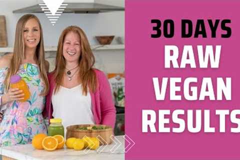 30 DAY RAW VEGAN CHALLENGE RESULTS! (NO COOKED FOODS)