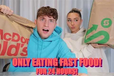 ONLY EATING FESTIVE FAST FOOD FOR 24 HOURS!!