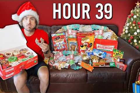 48 HOURS OF EATING AS MUCH HOLIDAY JUNK FOOD AS POSSIBLE!