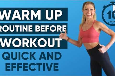 Warm Up Routine Before Workout Quick and Effective (10 Minutes)