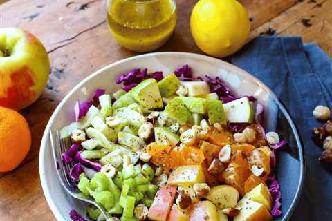 Chopped Winter Salad with Lemon Dressing