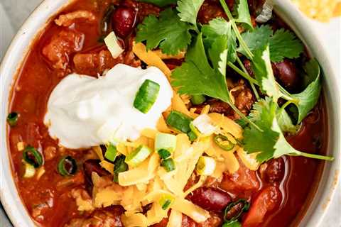 Crockpot Ground Turkey Chili