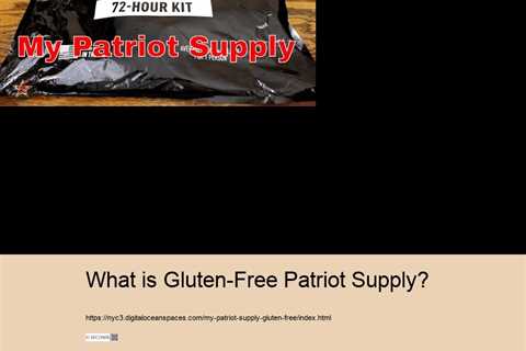What is Gluten-Free Patriot Supply?