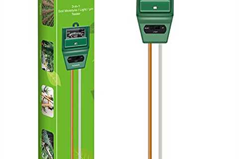 SONKIR Soil pH Meter, MS02 3-in-1 Soil Moisture/Light/pH Tester Gardening Tool Kits for Plant Care, ..