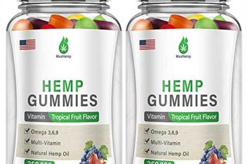 (2 Pack) Hemp Gummies 350,000MG Inflammation,Stress  Anxiety Relief - Sleep Aid,Calm  Mood Support..