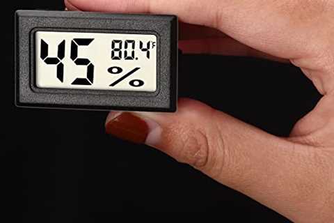 Goabroa Mini Hygrometer Thermometer Digital Indoor Humidity Gauge Monitor with Temperature Meter..