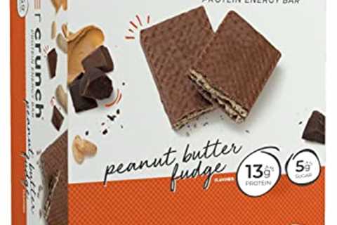 Power Crunch Whey Protein Bars, High Protein Snacks with Delicious Taste, Peanut Butter Fudge, 1.4..
