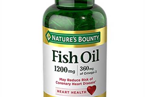 Nature's Bounty Fish Oil, 1200mg, Softgels 200 ea