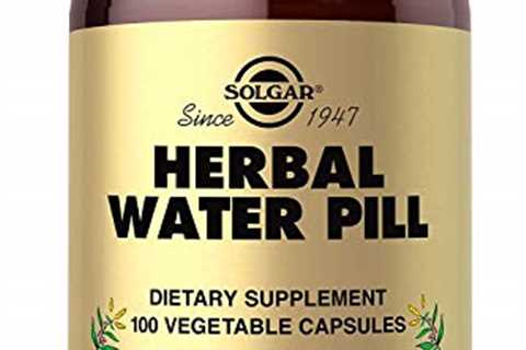 Solgar Herbal Water Pill Vegetable Capsules, 100 Count