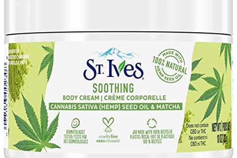 St. Ives Hand  Body Cream Moisturizer for Dry Skin Cannabis Sativa(Hemp) Seed Oil  Matcha Made w/..
