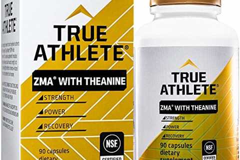 True Athlete ZMA with Theanine Combination of Zinc Magnesium to Help Increase Muscle Strength Power,..