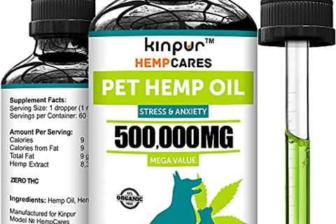 Hemp Oil for Dogs  Cats - 60 000mg - Anxiety Relief for Dogs  Cats - Pet Hemp Oil - Supports Hip ..