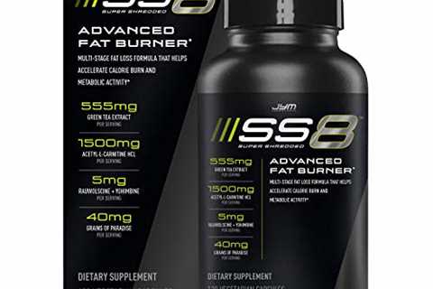 Jym SS8 Super Shredded 8|Advanced Fat Burner, Acetyl-L Carnitine, Tyrosine, Green Tea Extract,..