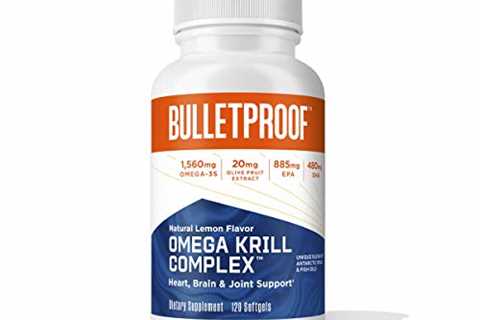 Omega Krill Complex, Lemon Flavor, 120 Softgels, 1560mg Omega-3 with EPA, DHA, GLA, and Astaxanthin,..