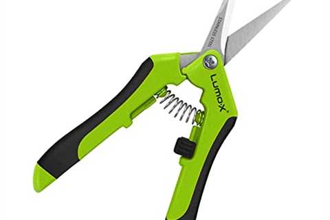 Lumo-X Pruning Snip Trimming Scissor, Stainless Steel Straight Blades for Pruning Shear, Garden..