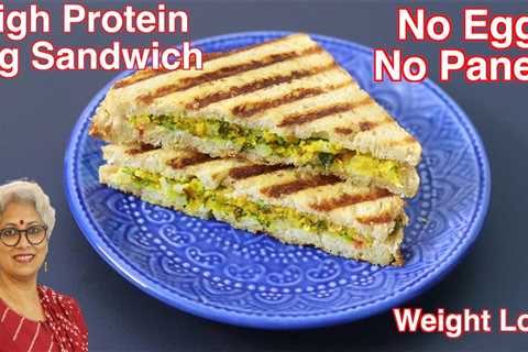 High Protein Veg Sandwich Recipe – Healthy Sandwich For Weight Loss – Sattu Sandwich Recipe