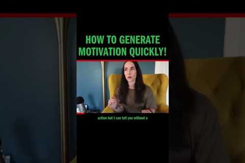 If you struggle to get motivated, I want you to memorize this key piece of knowledge: MOTIVATION CO