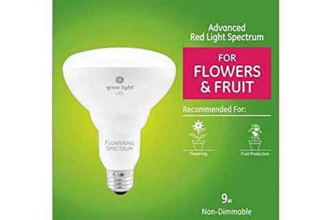 GE Lighting BR30 LED Grow Lights for Indoor Plants, Full Spectrum, 9-Watt Grow Light Bulb, Plant..