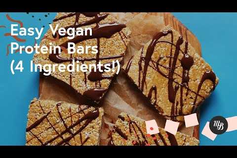 No-Bake Vegan Protein Bars (4 Ingredients!) | Minimalist Baker Recipes