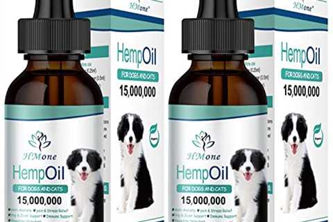 (2 Pack) Max Potency Organic Hemp Oil for Dogs and Cats - Maximum Strength Extract - Natural Pets..