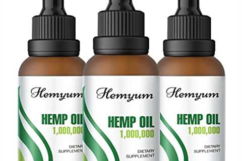 (3 Pack) Organic Hemp Oil for Pain Relief and Inflammation - 1,000,000 mg Extra Strength Hemp - for ..