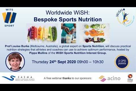 WiSH Webinar “Bespoke Sports Nutrition”