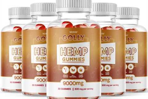 (5 Pack) Golly Hemp Gummies, Official Golly Gummies 120 Formula, 5 Month Supply