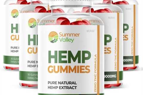 (5 Pack) Summer Valley Hemp Gummies, Premium Gummies, 5 Bottles, 5 Month Supply