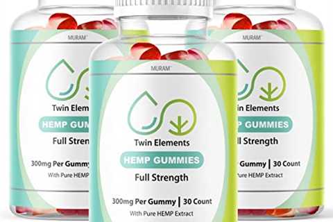 (3 Pack) Twin Elements Gummies, New Twin Elements Cube Hemp Advanced Formula, Code Gummies, 3 Month ..