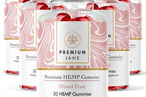 (5 Pack) Premium Jane Hemp Gummies, New and Advanced 2022 Formula Premium Jane Hemp Oil, Premium..
